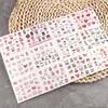image:image12 Sheet Valentines Day Nail Art Stickers  Water Transfer Decals With Love Heart and Red Lips Designs  Decorations for Women