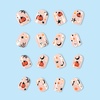 image:image24 Pcs Halloween Press on Nails Short Pumpkin Ghost Bats Spider Web Design Fake Nails Halloween Charms Cute False Nails Decorations Acrylic Nails Glue on Nails for Women Girls