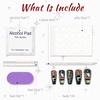 image:image24Pcs Long Press on Nail Halloween Coffin Fake Nails Black White Stripes Cute Ghost Design Glossy False Nails for Women Girls Stick on Nails with Glue on Acrylic Nail TipsColorful11