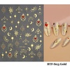 image:image6 Sheets Star Moon Nail Art Stickers 3D SelfAdhesive Nail Decals White Red Silvery Gold Love Heart Designs Nail Art Supplies Star Moon Nail Stickers for Women Nail Art Decorations