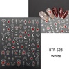 image:image6 Sheets Star Moon Nail Art Stickers 3D SelfAdhesive Nail Decals White Red Silvery Gold Love Heart Designs Nail Art Supplies Star Moon Nail Stickers for Women Nail Art Decorations