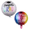 image:image10 Pieces Graduation Foil Balloons Large Round Shaped Mylar Balloons  Class of 2023 Congrats Grad  Colorful Aluminum Foil Balloons Jumbo Balloons for Boys Girls Graduation Party Decoration Supply