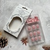 image:image24Pcs Short Square French Tip Press on Fake Nails in White Pink Nude  Full Cover Acrylic Nail Tips for Women and Girls1