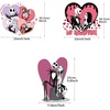 image:image3Pcs Valentines Day Iron On Transfers for TShirt Heat Transfer Designs Stickers Vinyl Cute Cartoon HTV Iron on Decals Paper for Clothing Pillow Backpack DIY