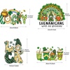 image:image4pcs StPatricks Day Iron On Transfers StickersStPatricks Day Iron On Decals for T Shirt Cute Green Heat Transfer Designs Stickers Iron On Patches Vinyl Paper for Clothing Pillow Bag DIY