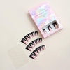 image:imageFrench Tip Press On Nails Long Fake Nails Square False Nails With Black Duckbill Designs Acrylic Nails Press Ons Reuseable Stick On Nails Full Cover Glue On Nails For Women 24Pcs