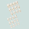 image:imageMedium Fake Nails Almond Medium Press On Nails Flower False Nails Acrylic Nails Press Ons With Bee Designs Reuseable Glue On Nails Full Cover Stick On Nails For Women 24Pcs