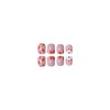image:imageShort Fake Nails Square Fake Nails Easter False Nails Acrylic Nails Press Ons With Cute Rabbit Designs Full Cover Glue On Nails Artificial Glossy Stick On Nails For Women 24Pcs