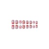 image:imageShort Fake Nails Square Fake Nails Easter False Nails Acrylic Nails Press Ons With Cute Rabbit Designs Full Cover Glue On Nails Artificial Glossy Stick On Nails For Women 24Pcs