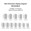 image:imageValentines Day Press On Nails Medium Square Fake Nails French Tip False Nails With Heart Designs Acrylic Nails Press Ons Full Cover Stick On Nails Glossy Glue On Nails For Women