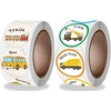 image:image1000pcs Round Vehicle Stickers for Kids Teacher Reward Stickers School Supplies Car Incentive Roll Sticker Potty Training Stickers for School Classroom Home