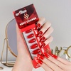 image:imageAlmond Press On Nails with Color change when exposed to light design Medium Reusable False Nails Colour Changing Fake Nail with Glue J Almond
