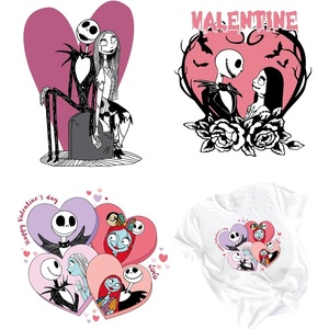 image:image3Pcs Valentines Day Iron On Transfers for TShirt Heat Transfer Designs Stickers Vinyl Cute Cartoon HTV Iron on Decals Paper for Clothing Pillow Backpack DIY